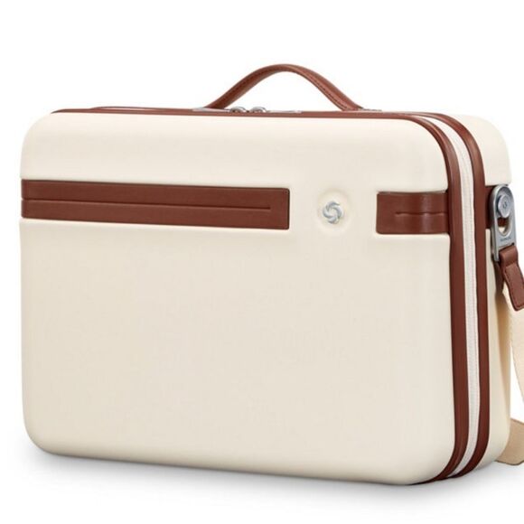 Samsonite Virtuosa Train Case- Off White - Picture 1 of 15